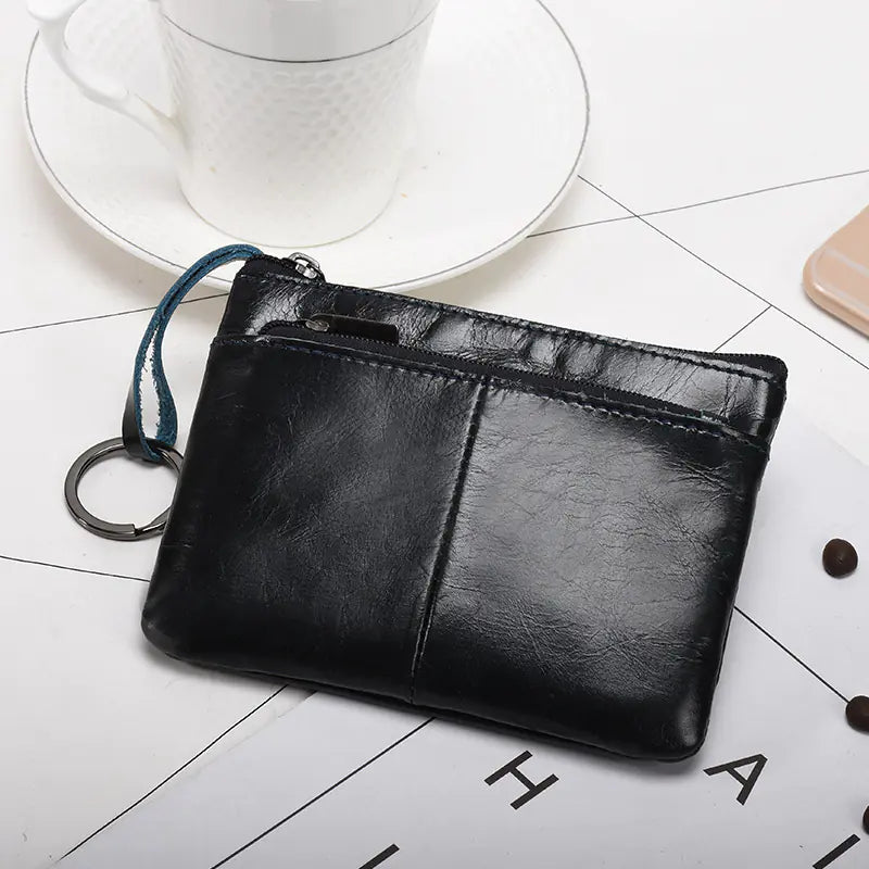 Mini Cartera de Cuero para Hombres
