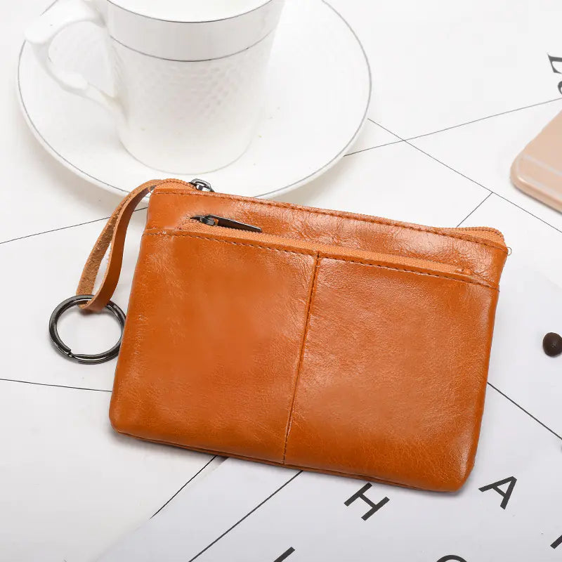 Mini Cartera de Cuero para Hombres