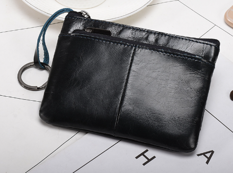 Mini Cartera de Cuero para Hombres