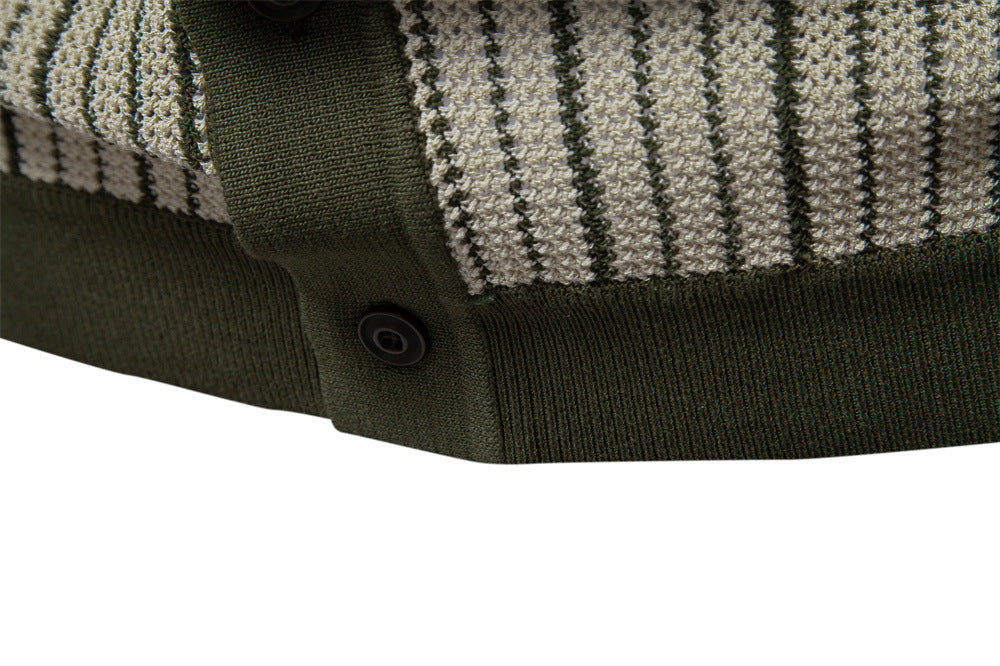 Cárdigan Tipo Polo para Hombre