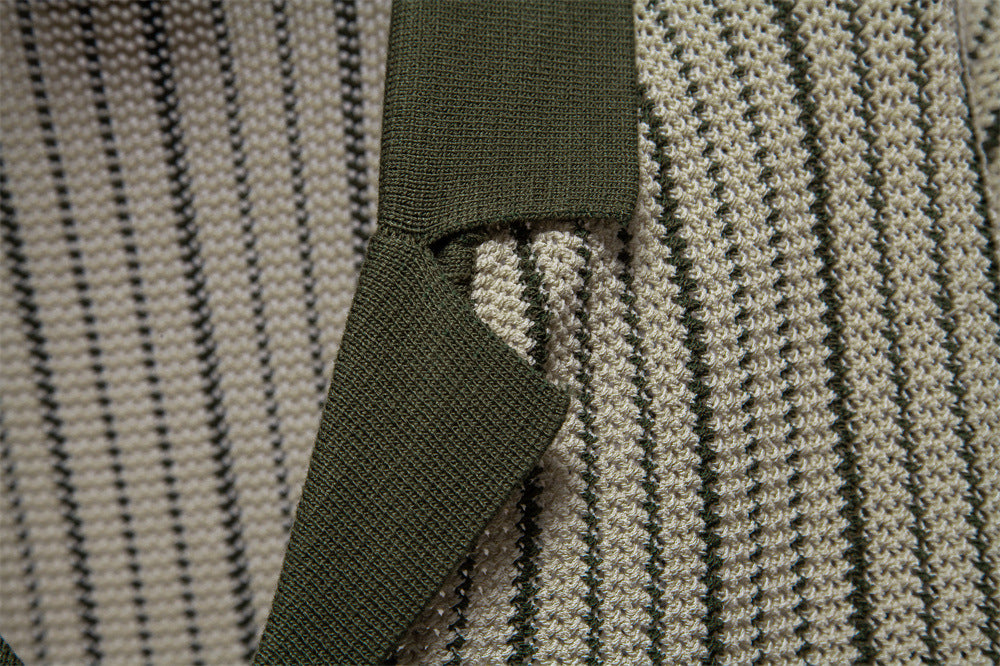Cárdigan Tipo Polo para Hombre