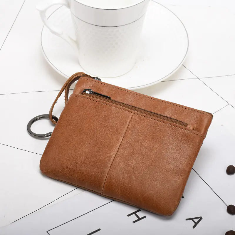 Mini Cartera de Cuero para Hombres