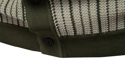 Cárdigan Tipo Polo para Hombre