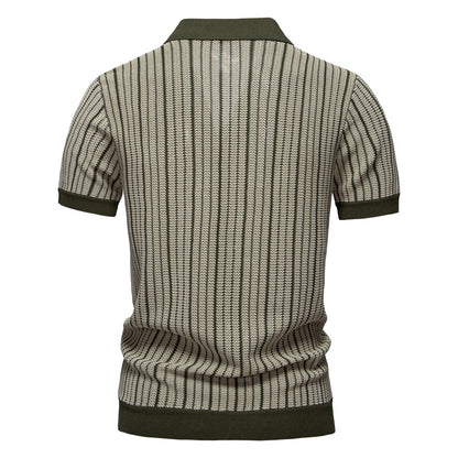 Cárdigan Tipo Polo para Hombre