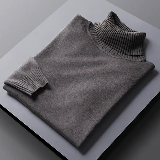 Suéter de Cuello Alto para Hombre