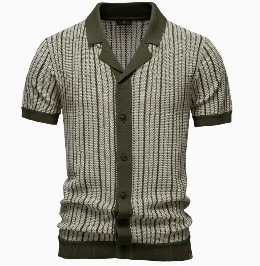 Cárdigan Tipo Polo para Hombre