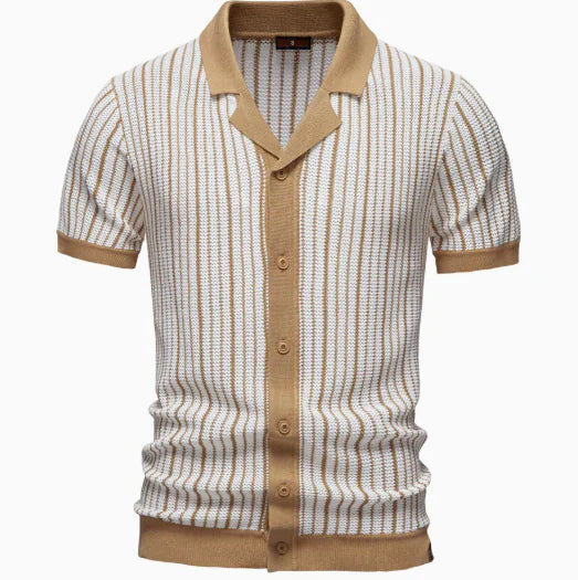 Cárdigan Tipo Polo para Hombre